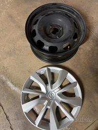 Cerchi in ferro da 16” + copricerchi Opel Corsa