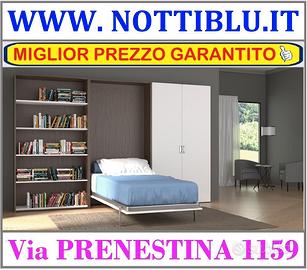 Letto a Scomparsa FOX 1 piazza MATERASSO OMAGGIO