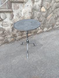 tavolino ferro battuto fine 800