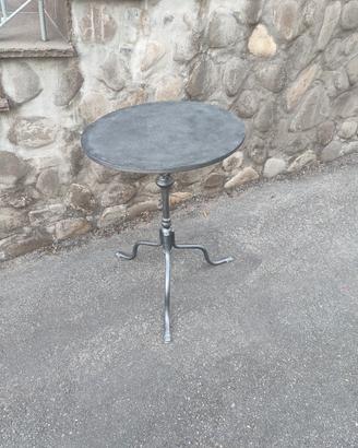 tavolino ferro battuto fine 800