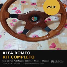 volante Luisi modello Stratos Pad in mogano +mozzo