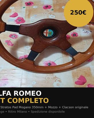 volante Luisi modello Stratos Pad in mogano +mozzo