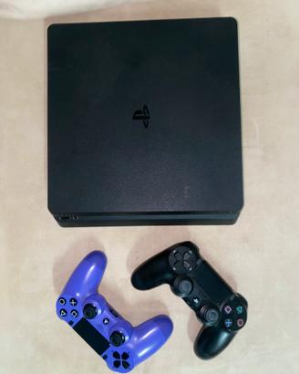 PlayStation 4 Slim 1TB + 2 Controller Originali