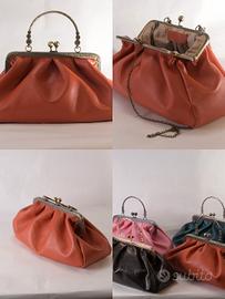 borsa pasticcino in pelle 