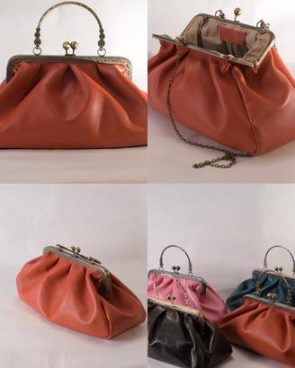 borsa pasticcino in pelle 