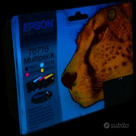 Cartuccia stampante Epson T0715 Multipack nero / c