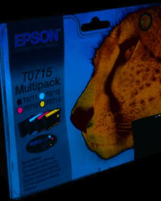 Cartuccia stampante Epson T0715 Multipack nero / c
