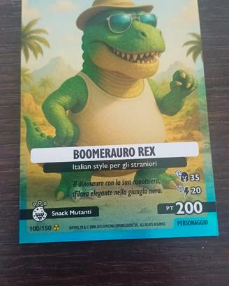 Carta Boomerauro Rex  no PROMO Braintor