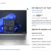 HP Notebook Probook 440 G11 - Nuovo - in Garanzia