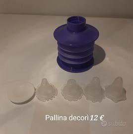 Tupperware pallina decori