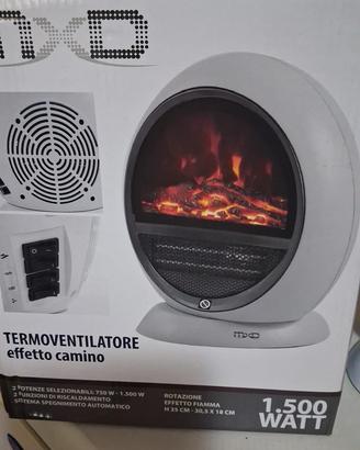 Stufetta effetto camino