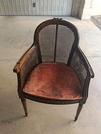 Poltroncina paglia di Vienna