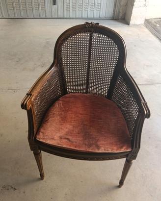 Poltroncina paglia di Vienna