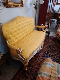 Divano stile italiano borbonico inizio 800