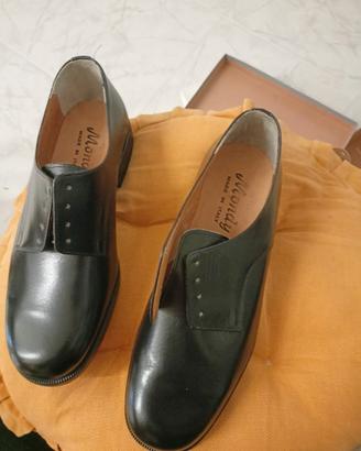 Scarpe nr 41 pelle vitello con suola vero cuoio