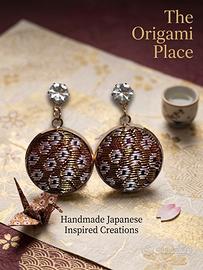 orecchini kimono seta giapponese 