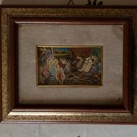 Quadro originale A. Tassi 1984 “lotta di galli”