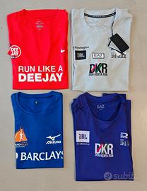 lotto di 8 magliette da running