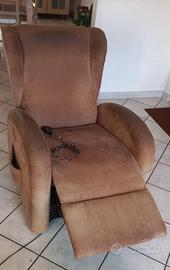 Poltrona reclinabile elettrica