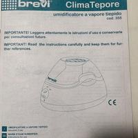 Umidificatore a vapore tiepido