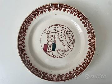Piatto ornamentale periodo fascista