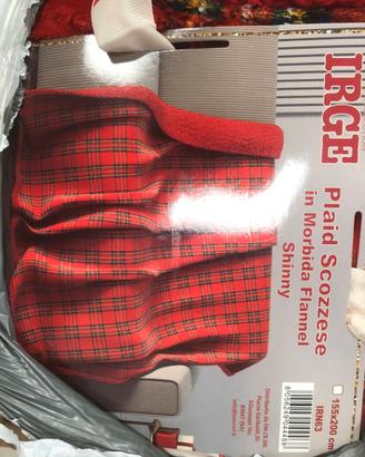 Plaid Coperta Pile Misura 155x200 cm calda morbida