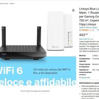 Rete mesh router + 2 nodi