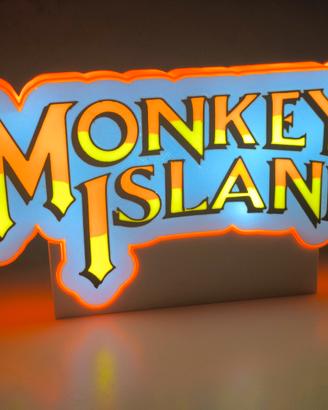 Lampada LED Monkey Island Insegna Lightbox