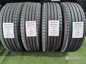 4 gomme 215 60 17 CONTINENTAL RIF1756
