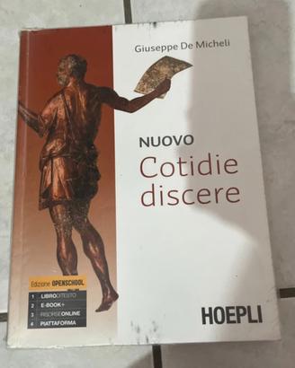 Nuovo cotidie discere- libro di grammatica latina