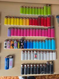 Collezione accendini BIC Clipper oltre 150 pezzi