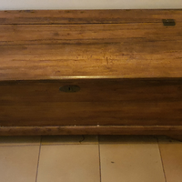 Cassapanca restaurata primi del 900