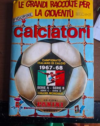 Album figurine Calciatori Panini 1967/68 completo