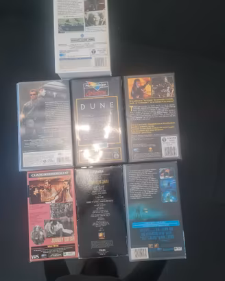 Lotto 6 VHS Film Cult e Fantascienza Terminator du