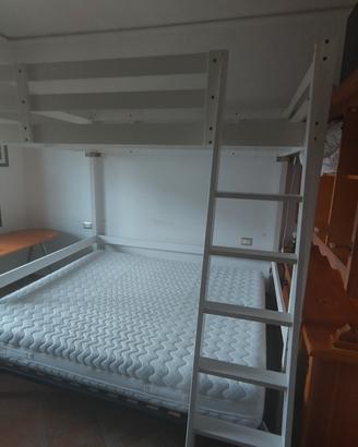 letto a soppalco matrimoniale