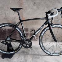 Bici corsa Specialized full carbon + rulli ELITE