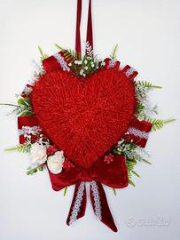 Cuore Fuoriporta Artigianale San Valentino