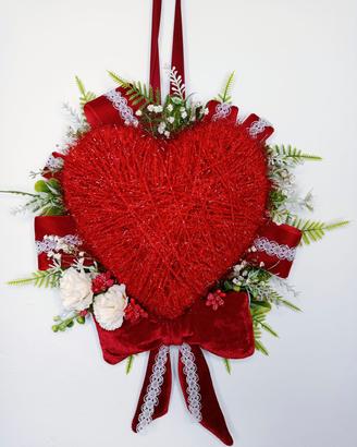 Cuore Fuoriporta Artigianale San Valentino