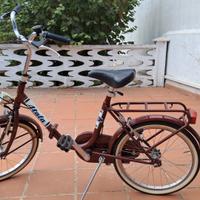 Bicicletta Graziella colore bordeaux 