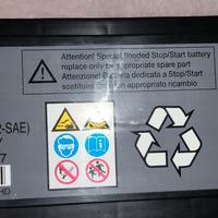 Batteria 60ah start e stop 