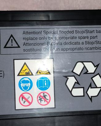 Batteria 60ah start e stop 