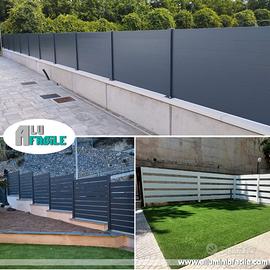 Recinto alluminio steccato frangivista divisorio