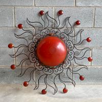 Lampadario/applique marocchino in ferro battuto