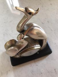 Orologio da tavolo in argento