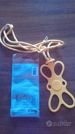 O cling porta cellulare elastico con cordino cedro