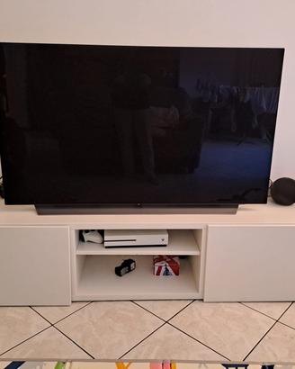 mobile TV Ikea Besta Bianco 