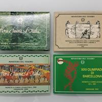 Lotto monete da collezione in argento