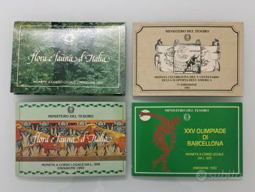 Lotto monete da collezione in argento