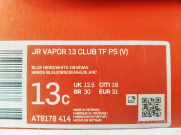 Scarpe da calcetto Nike jr vapore 13