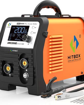 Saldatrice Inverter 200A HITBOX ARC200E NUOVA